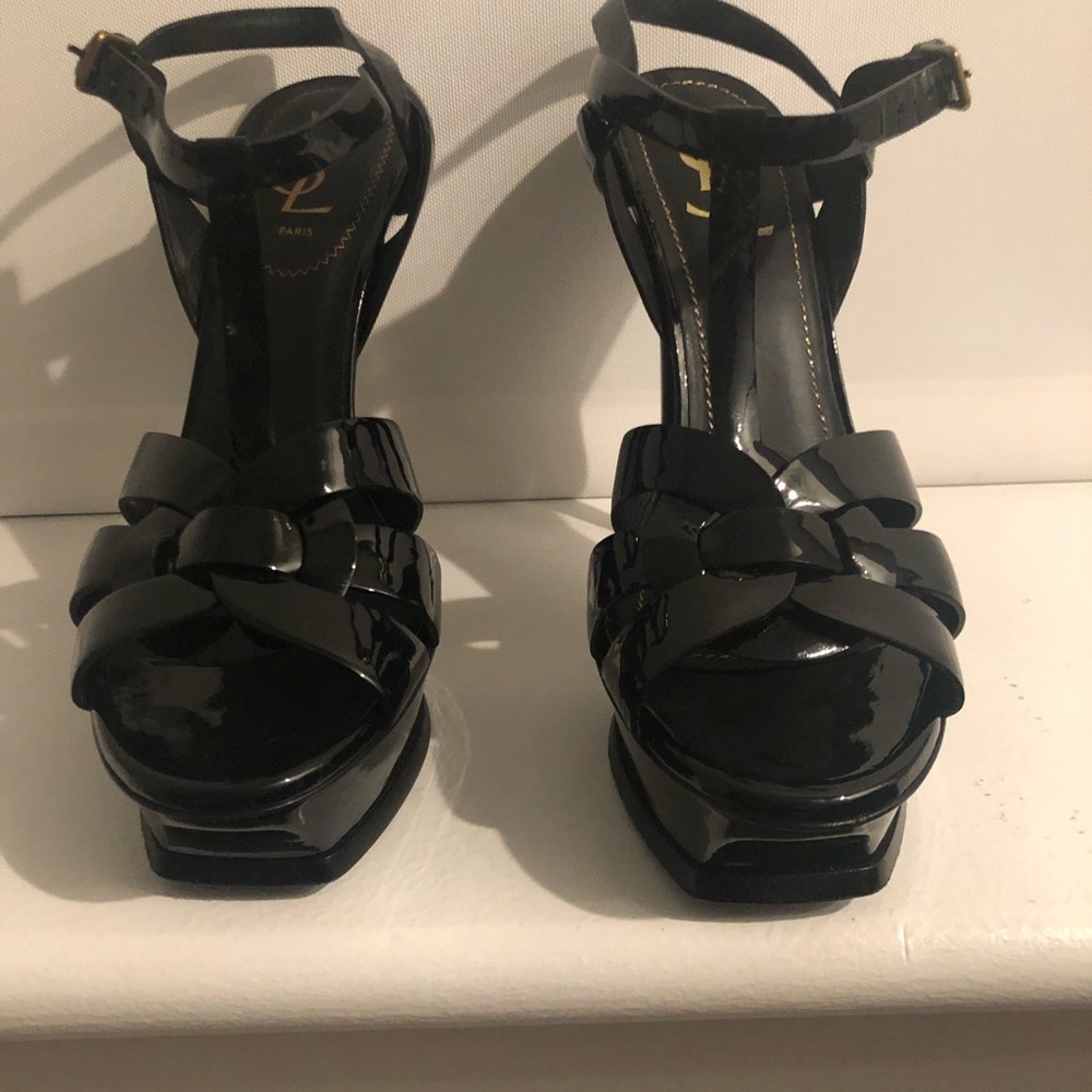 ***SOLD*** YSL Tribute Platform Sandals - Picture 3 of 8